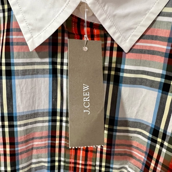 J. Crew Classic Fit Cotton Poplin Shirt in Snowy Stewart Tartan (12) - Picture 11 of 12